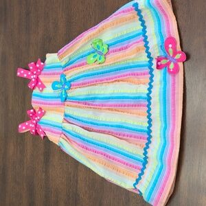 Little Girls Butterfly Sun Dress